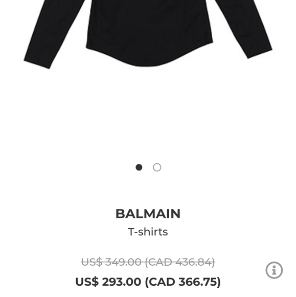 💯 Balmain kid 10yrs old black top - Picture 2 of 6